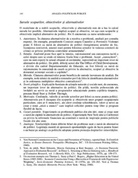 Analiza politicilor publice. O introducere