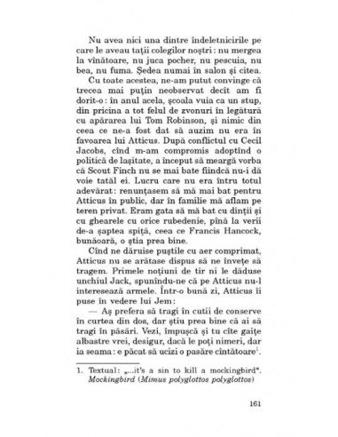 ...Să ucizi o pasăre cântătoare