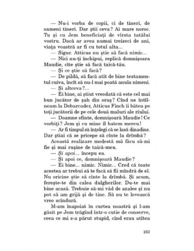 ...Să ucizi o pasăre cântătoare