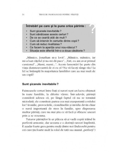 Trucuri psihologice pentru părinţi