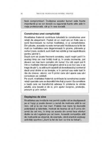 Trucuri psihologice pentru părinţi