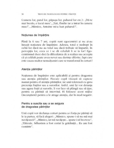 Trucuri psihologice pentru părinţi