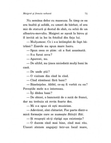 Maigret și femeia nebună