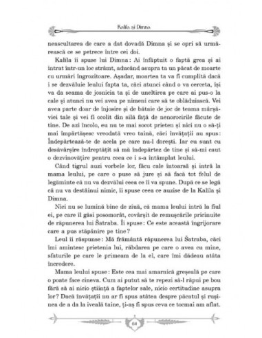 Kalila si Dimna sau povestile lui Bidpai