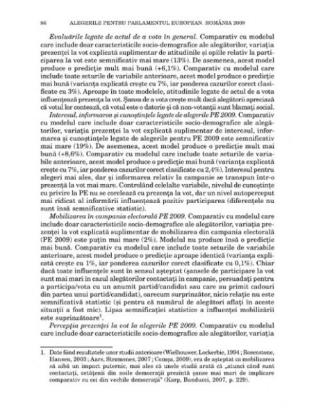 Alegerile pentru Parlamentul European. România 2009