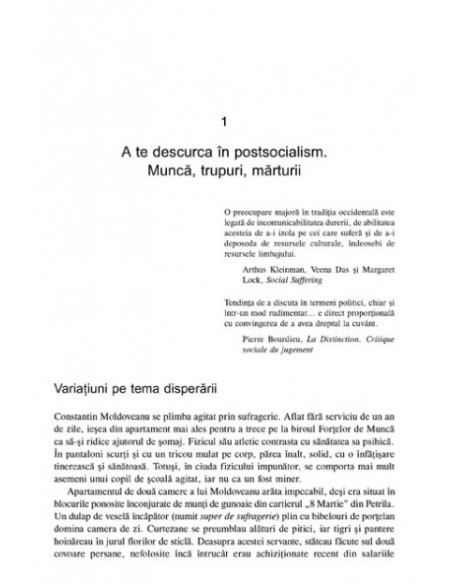 România postsocialistă. Munca, trupul și cultura clasei muncitoare