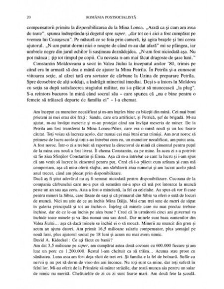 România postsocialistă. Munca, trupul și cultura clasei muncitoare