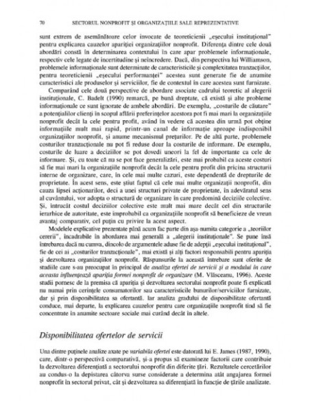 Economie socială și antreprenoriat. O analiză a sectorului nonprofit