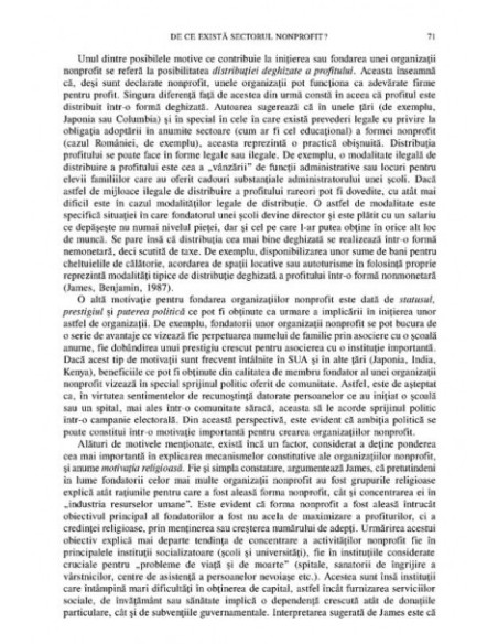 Economie socială și antreprenoriat. O analiză a sectorului nonprofit