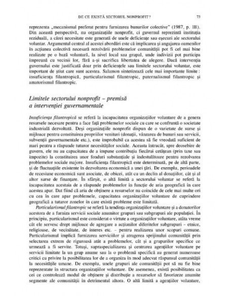 Economie socială și antreprenoriat. O analiză a sectorului nonprofit