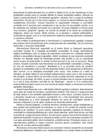 Economie socială și antreprenoriat. O analiză a sectorului nonprofit