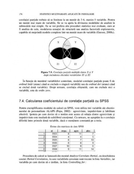 Statistici multivariate aplicate în psihologie