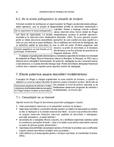 Introducere în teoriile învăţării