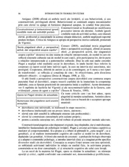 Introducere în teoriile învăţării