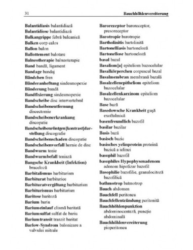 Dicţionar medical de buzunar...