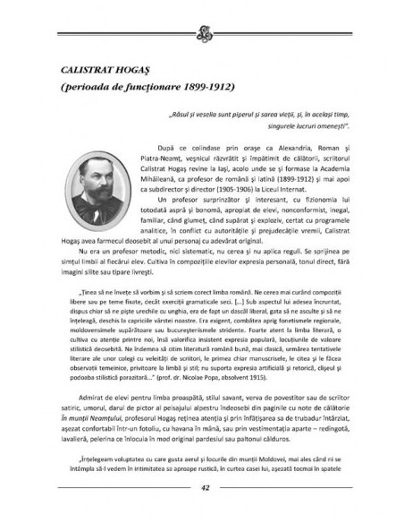 Destinul Colegiului Costache Negruzzi. File de istorie și devenire 1895-2010