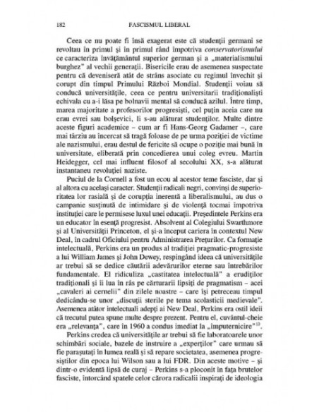 Fascismul liberal. Istoria secretă a stîngii americane de la Mussolini la politica semnificației