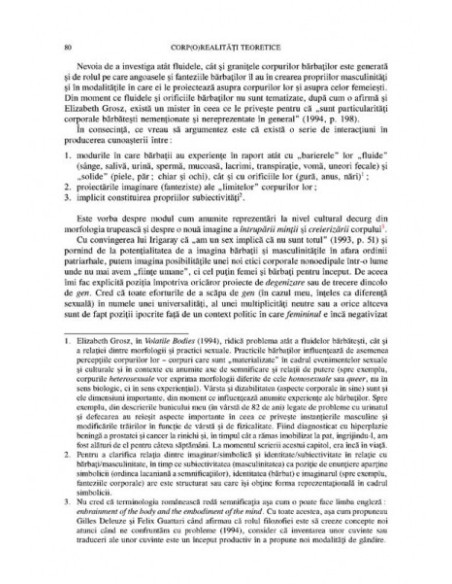 Introducere în sociologia corpului. Teme, perspective și experiențe întrupate