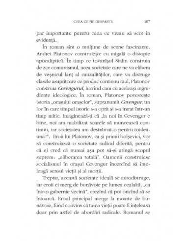 Ceea ce ne desparte. Epistolarul de... Ceea ce ne desparte. Epistolarul de...