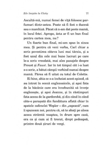 Zile liniştite la Clichy