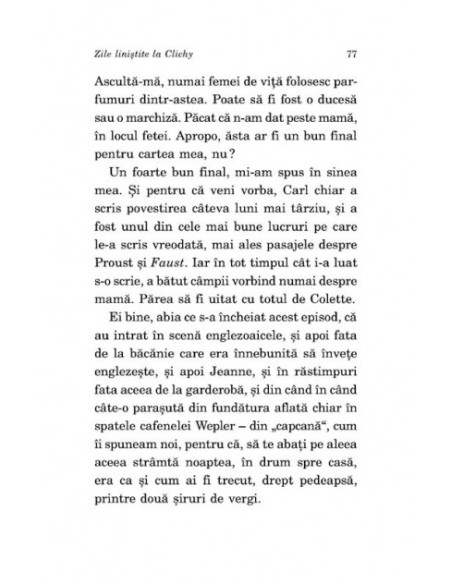 Zile liniştite la Clichy