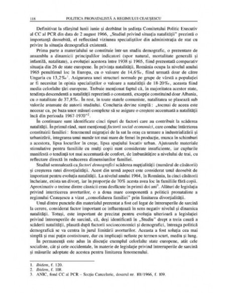 Politica pronatalistă a regimului Ceaușescu. Vol. I: O perspectivă comparativă