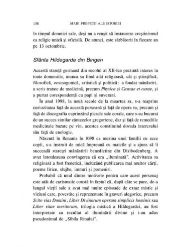 Mari profeții ale istoriei