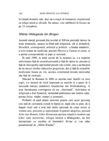 Mari profeții ale istoriei