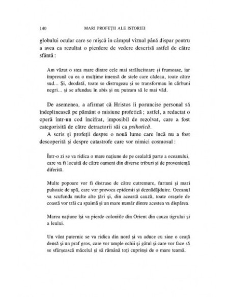 Mari profeții ale istoriei