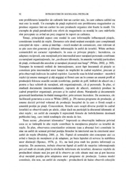 Introducere în sociologia piețelor