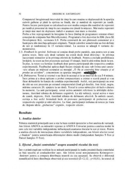 Psihologia socială. Nr. 25/2010 – Buletinul Laboratorului „Psihologia cîmpului social”, Universitatea „Al.I. Cuza”, Iaşi