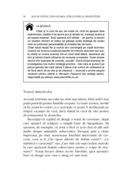 Jocuri pentru dezvoltarea inteligenței și creativității copiilor