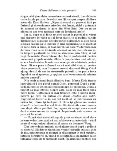 Filiera Bellarosa şi alte povestiri