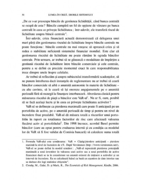 Lumea în criză. Erorile sistemului