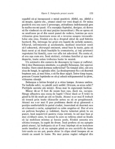 Opere I. Integrala prozei scurte Opere I. Integrala prozei scurte