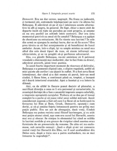 Opere I. Integrala prozei scurte Opere I. Integrala prozei scurte