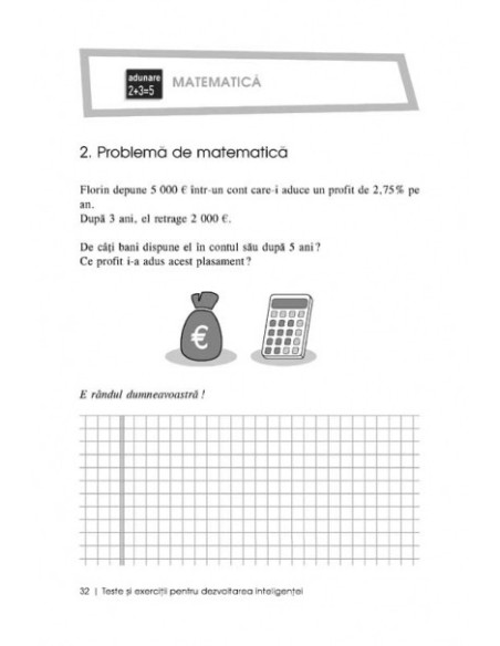 Teste şi exerciţii pentru dezvoltarea inteligenţei