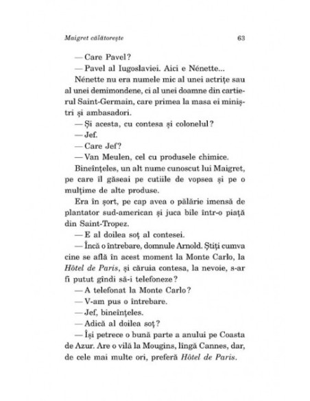 Maigret călătorește