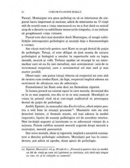 Curs de filosofie morală