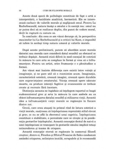 Curs de filosofie morală Curs de filosofie morală