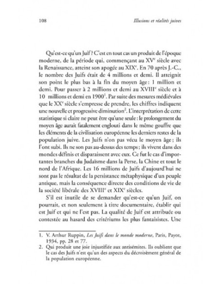Eseu despre o concepție catolică asupra iudaismului. Iluzii și realități evreiești