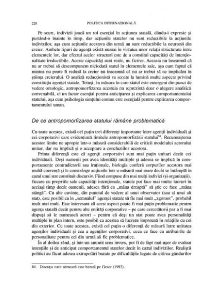 Teoria socială a politicii internaționale