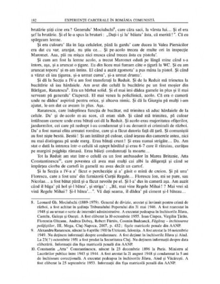 Experiențe carcerale în România comunistă. Volumul al V-lea