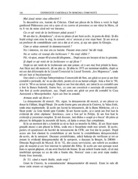 Experiențe carcerale în România comunistă. Volumul al V-lea