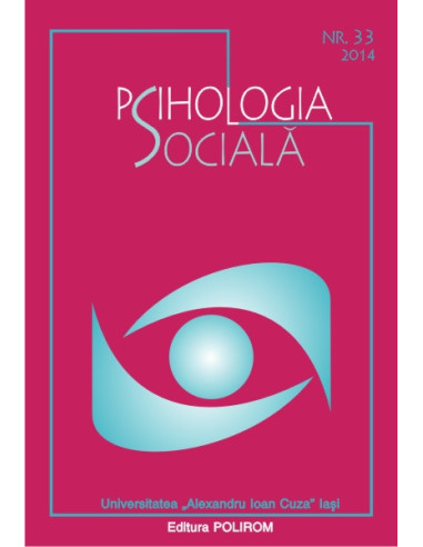 Psihologia Socială. Nr. 33 (I)/2014