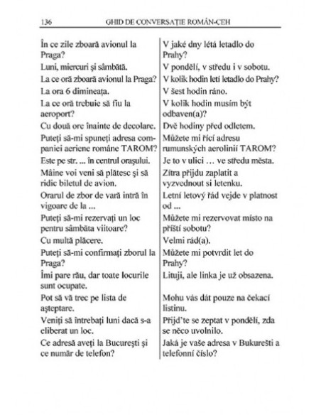 Ghid de conversaţie român-ceh