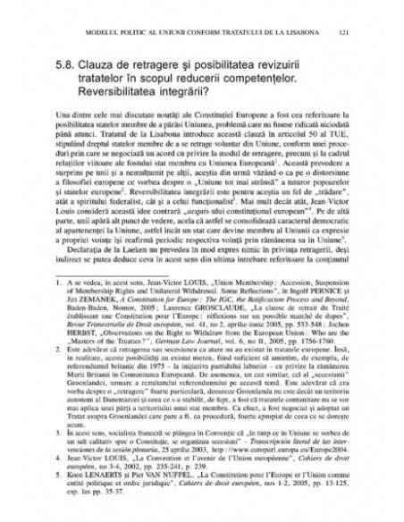 Europa viitorului. Tratatul de la Lisabona