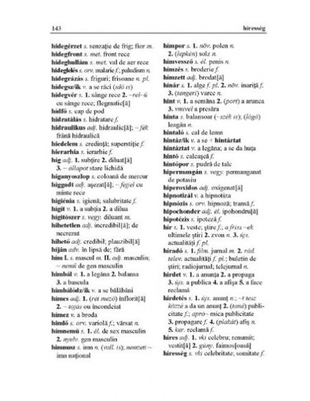 Dicționar de buzunar maghiar-român/român-maghiar. Magyar-roman/roman-magyar zsebszotar