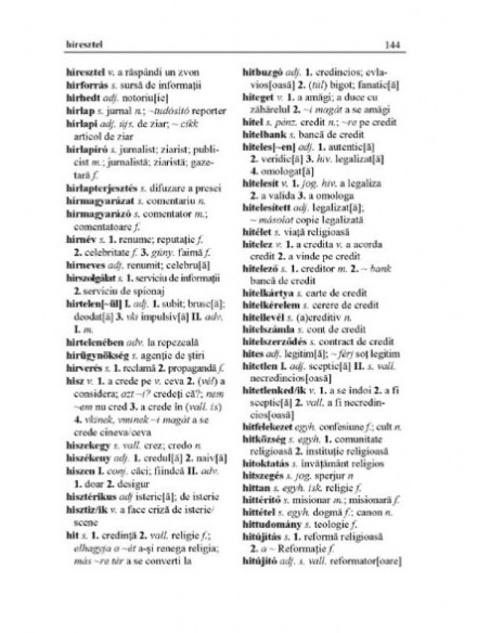 Dicționar de buzunar maghiar-român/român-maghiar. Magyar-roman/roman-magyar zsebszotar