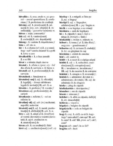 Dicționar de buzunar...